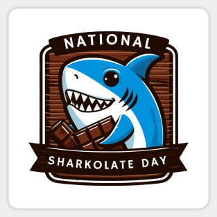 National Sharkolate Day Sticker